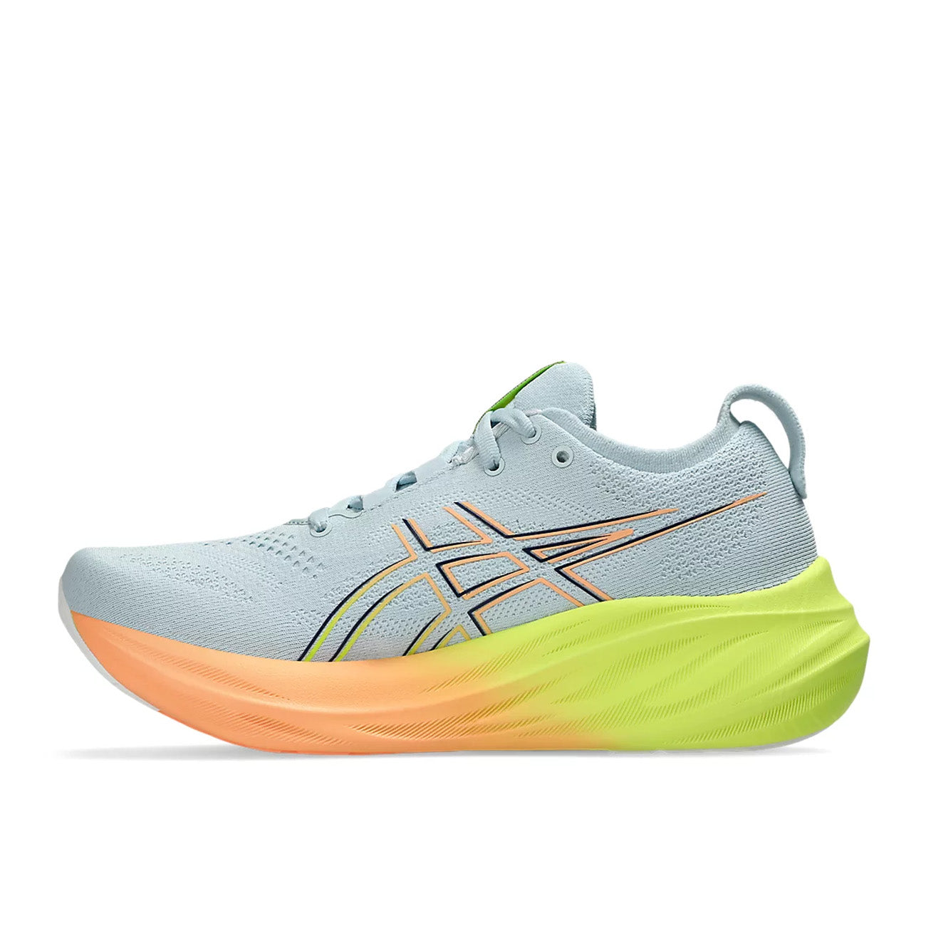 Asics Gel-Nimbus 26 PARIS Damen Cool Grey Safety Yellow