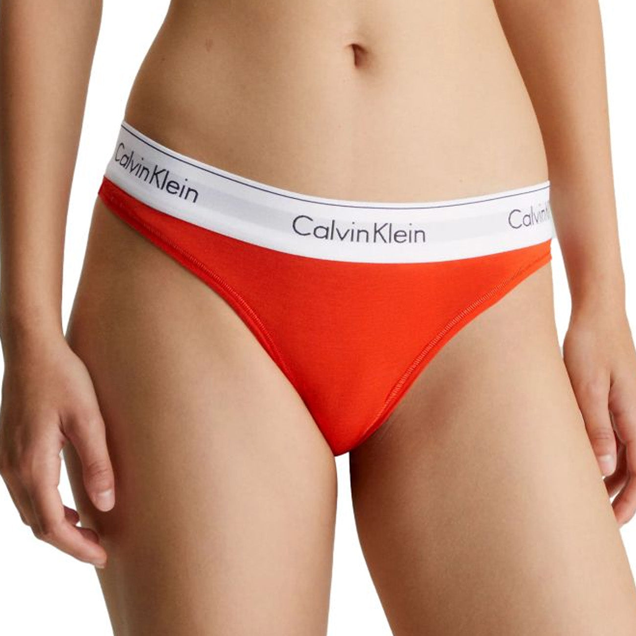 Calvin – Klein String Cotton Schuhdealer Orange Spicy Thong Modern