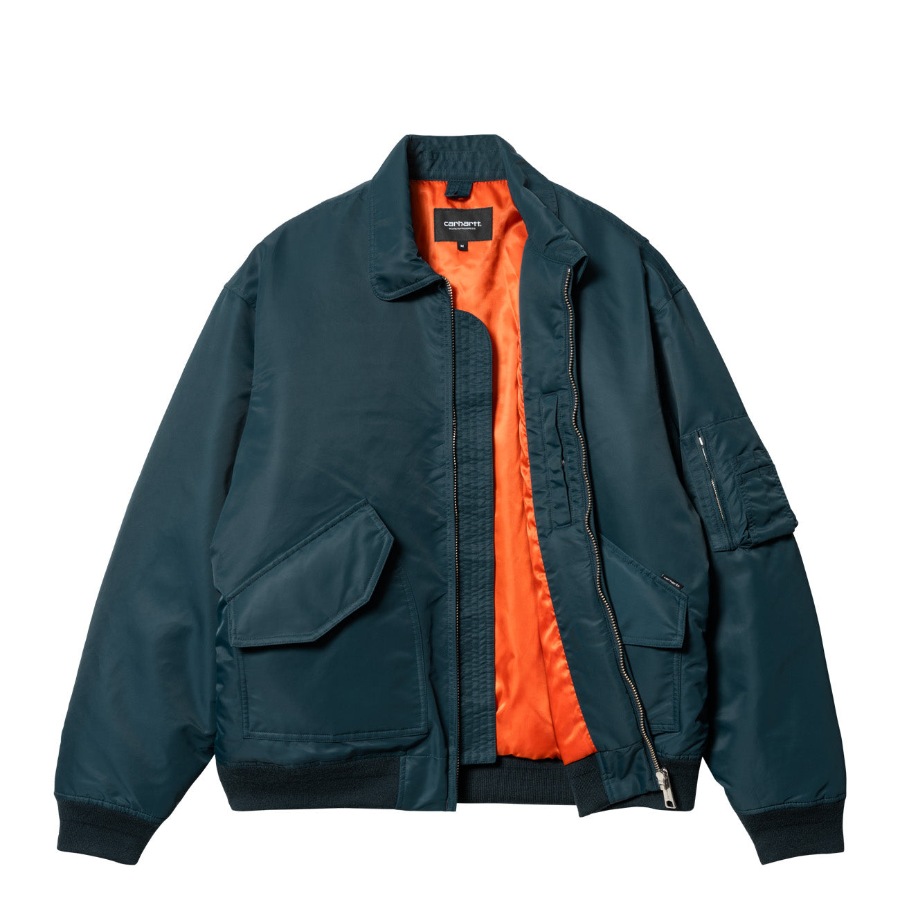 Carhartt WIP Olten Bomber Herren Duck Blue Turmeric Schuhdealer