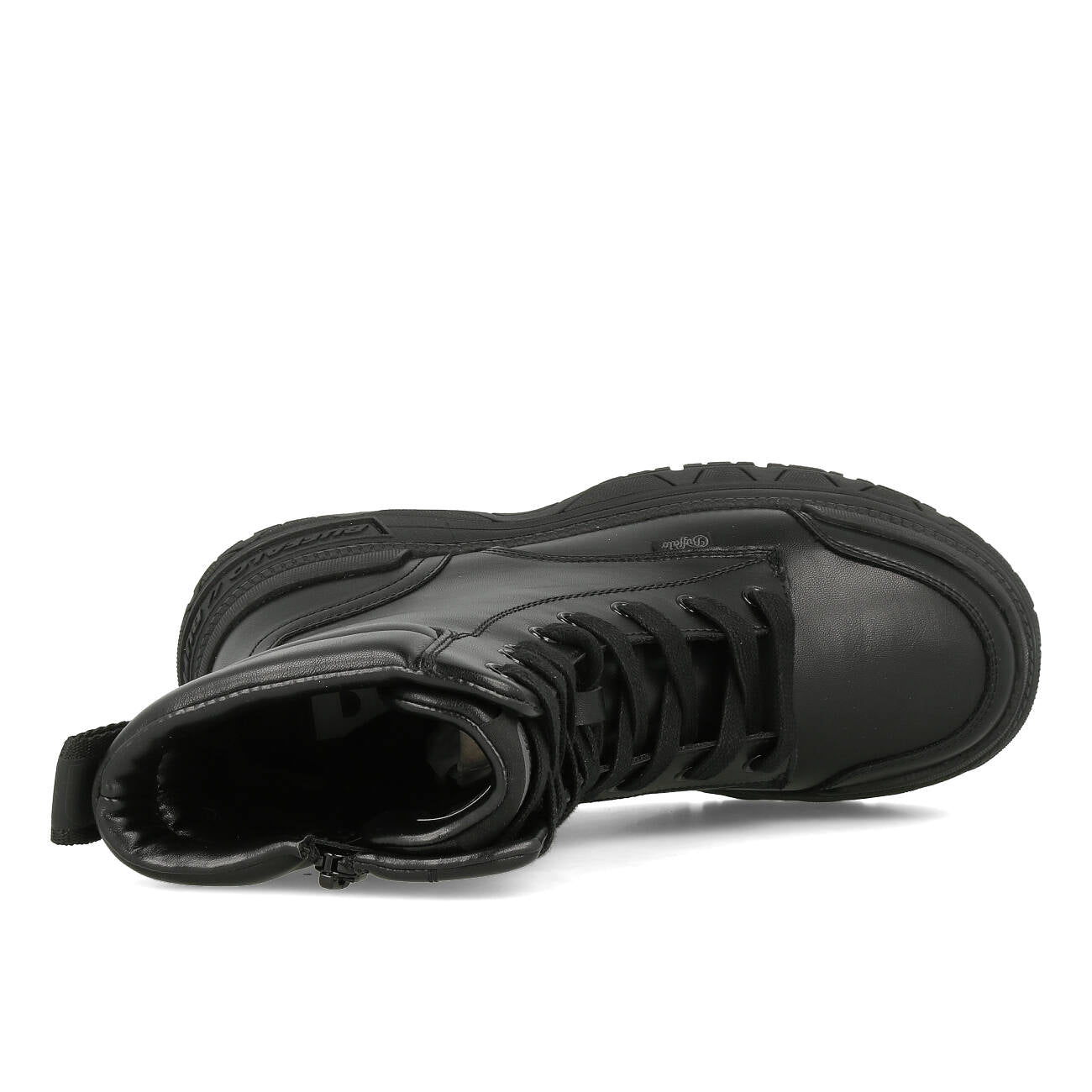 Buffalo Fusion Lace Up Mid Damen Black