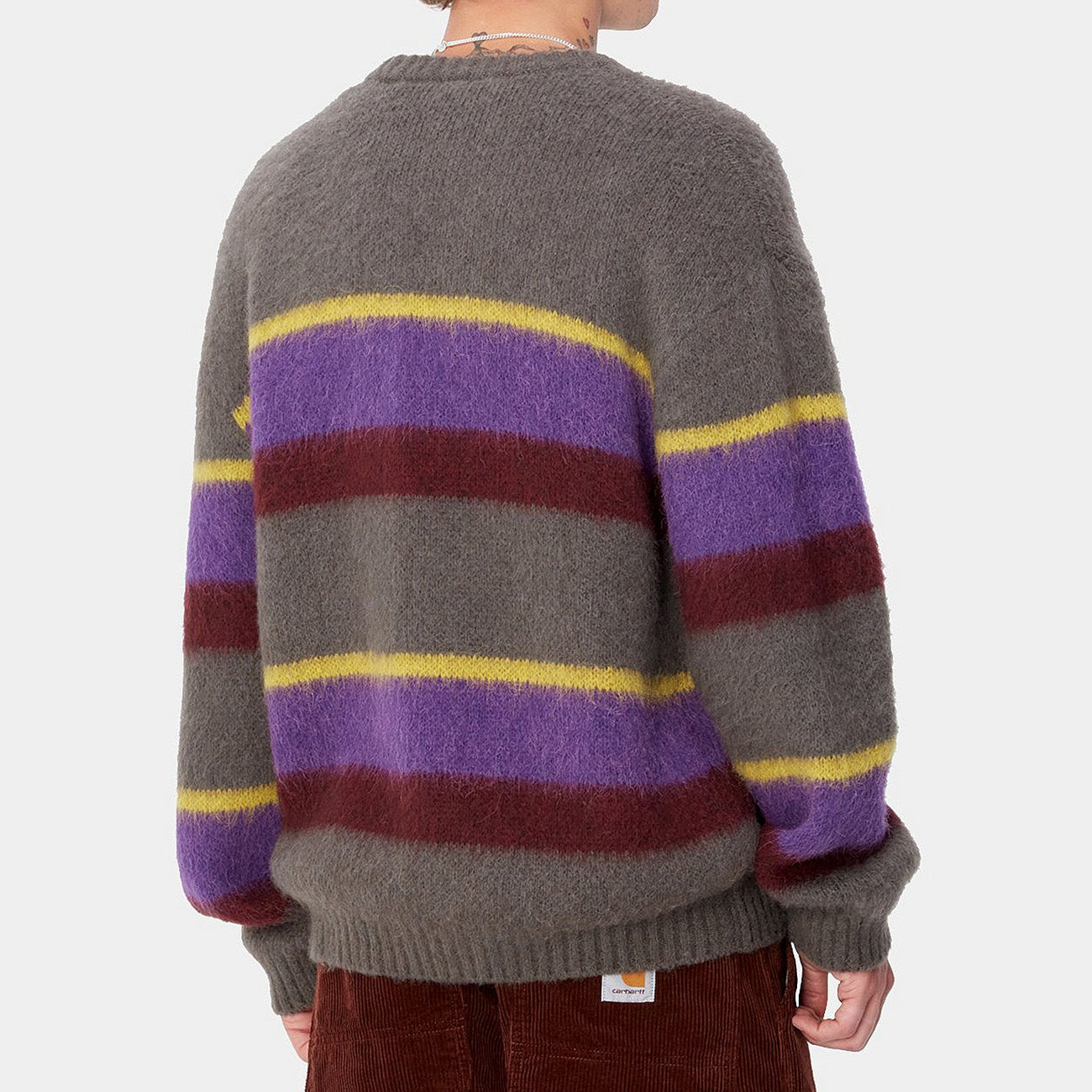 Carhartt WIP Merton Sweater Herren Sundling Stripe Aura